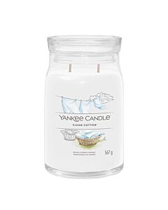 Yankee Candle Clean Cotton Signature Large Jar